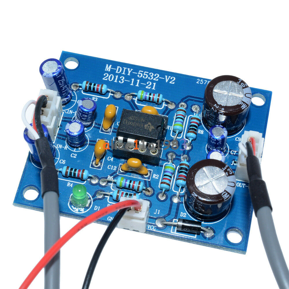 NE5532 OP-AMP HIFI Preamplifier Signal Amplification Board for Bluetooth Pre-amp