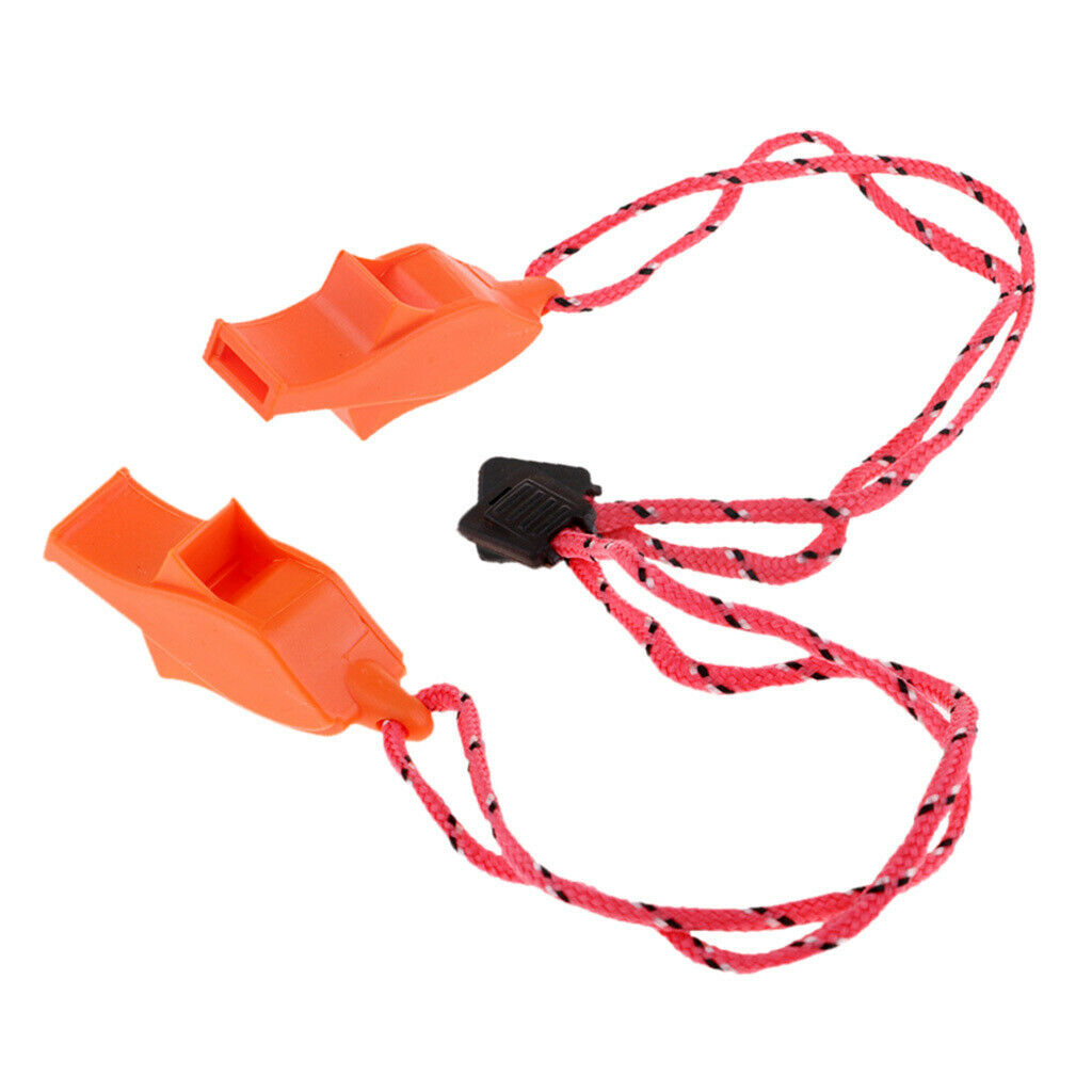 2x High Decibel Outdoor Emergency Whistle for Safety Boating Camping Hunting