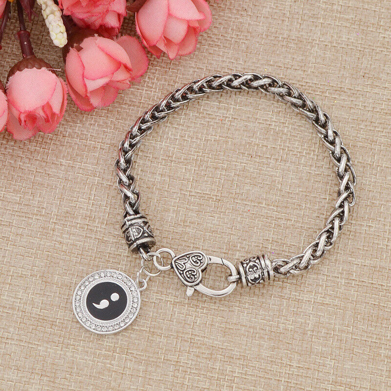 Fashion Self Harm Awareness Bracelet Cutting Suicide Prevention Charm Jewelry 1x