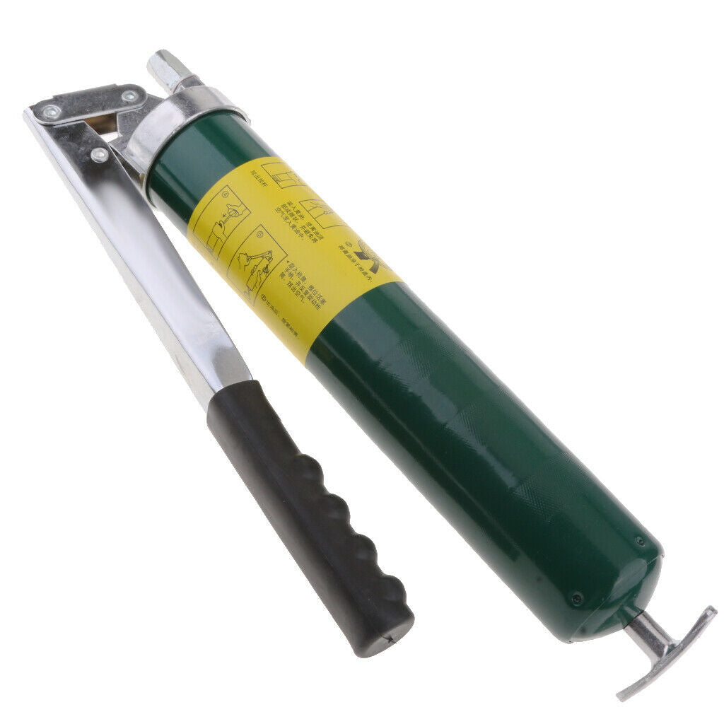 1000 PSI Heavy Duty Grease Gun Lever Action with Rigid and Flexible Hose