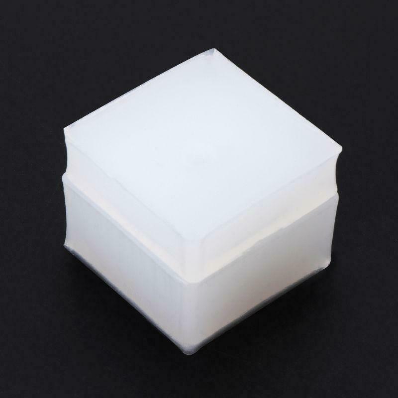 New Silicone Mold Mirror Storage Box Bottle DIY Jewelry Making Organizer Case UV