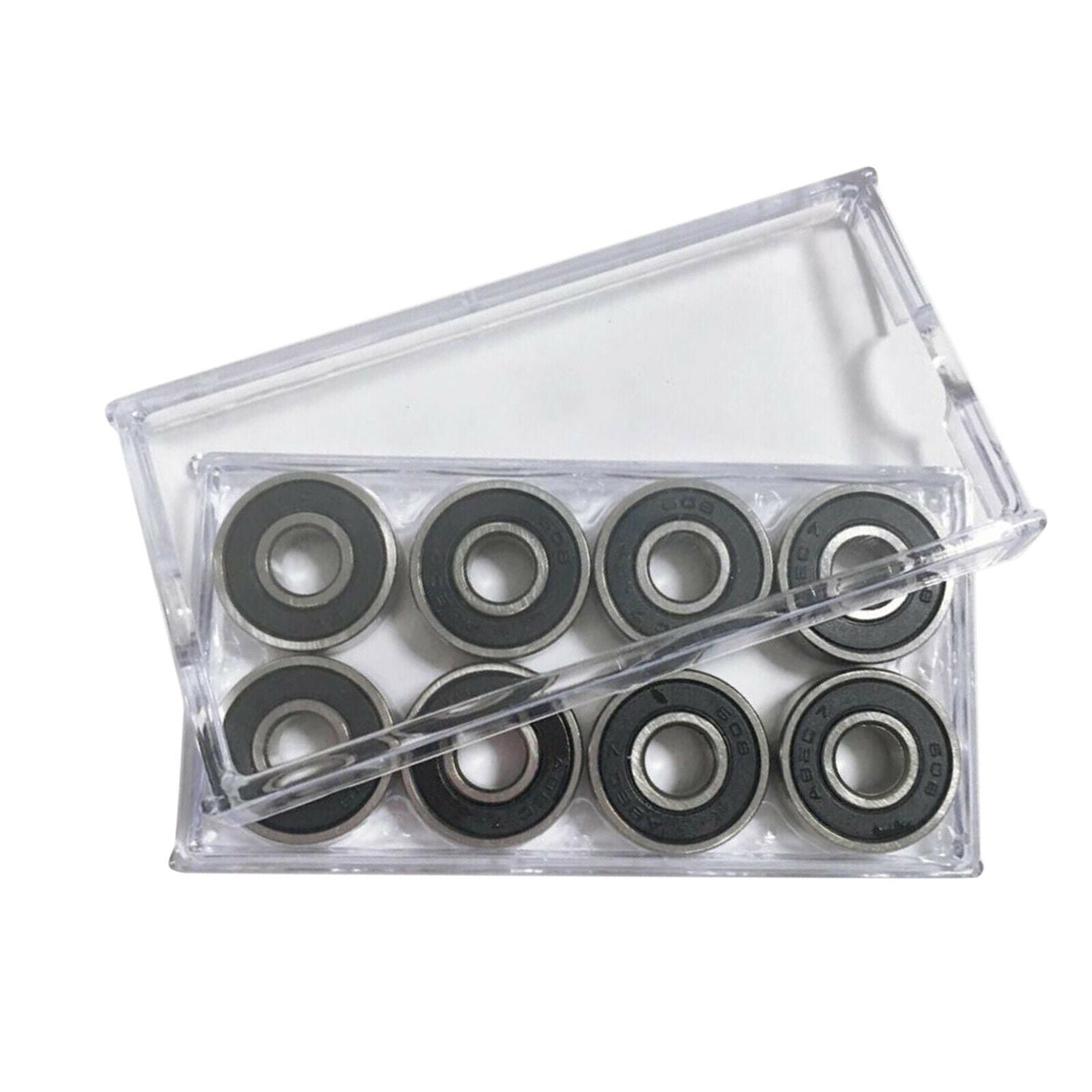 8x 608RS Skateboard Wheel Bearing Longboard Caring Spare Ball Bearings Parts
