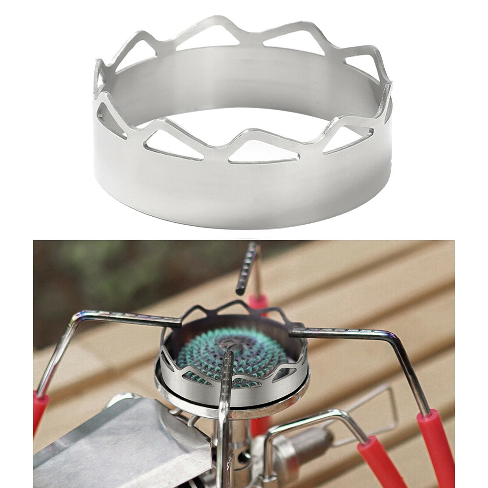 1Pc Universal Gas Stove Cover Energy Saving Cover Gather Fire Windproof Disk