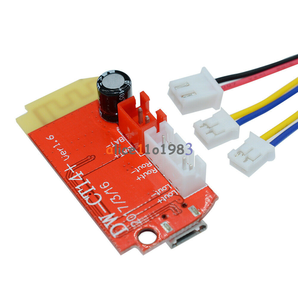 Dual Plate 3W Amplifier Board DIY Bluetooth Speaker Modification Module 3.7-5V