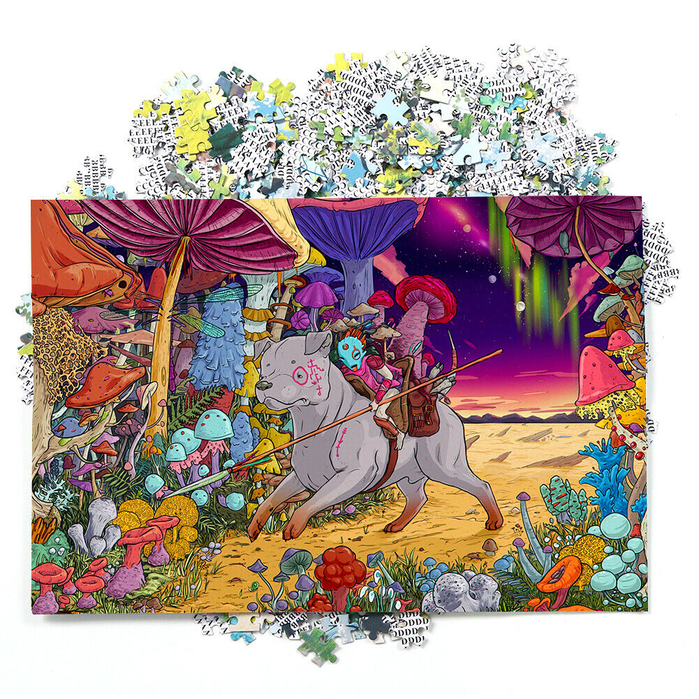1000 Pieces DIY Monster Knight Puzzle Educational Learning Assembling Toys @