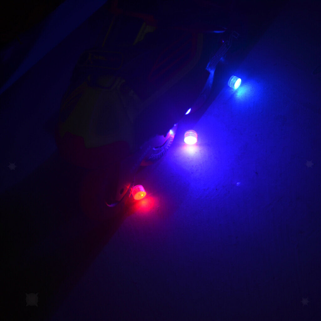 4 Pcs LED Flashing Lights for Roller Skate Skateboard Longboard Scooter
