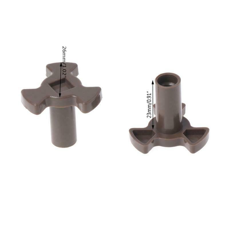 2Pcs Universal Microwave Turntable Coupler Plate Support Stand Drive Cog Tools