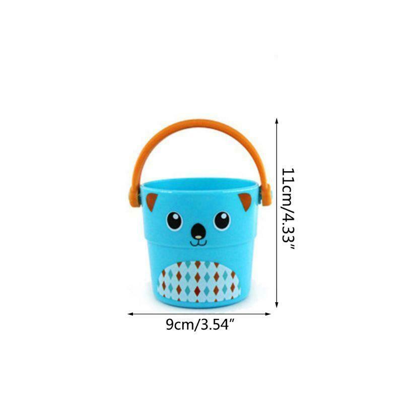 Children Baby Shower Toys Pouring Cup Flow Style Bucket Water Spray Cute Cartoon