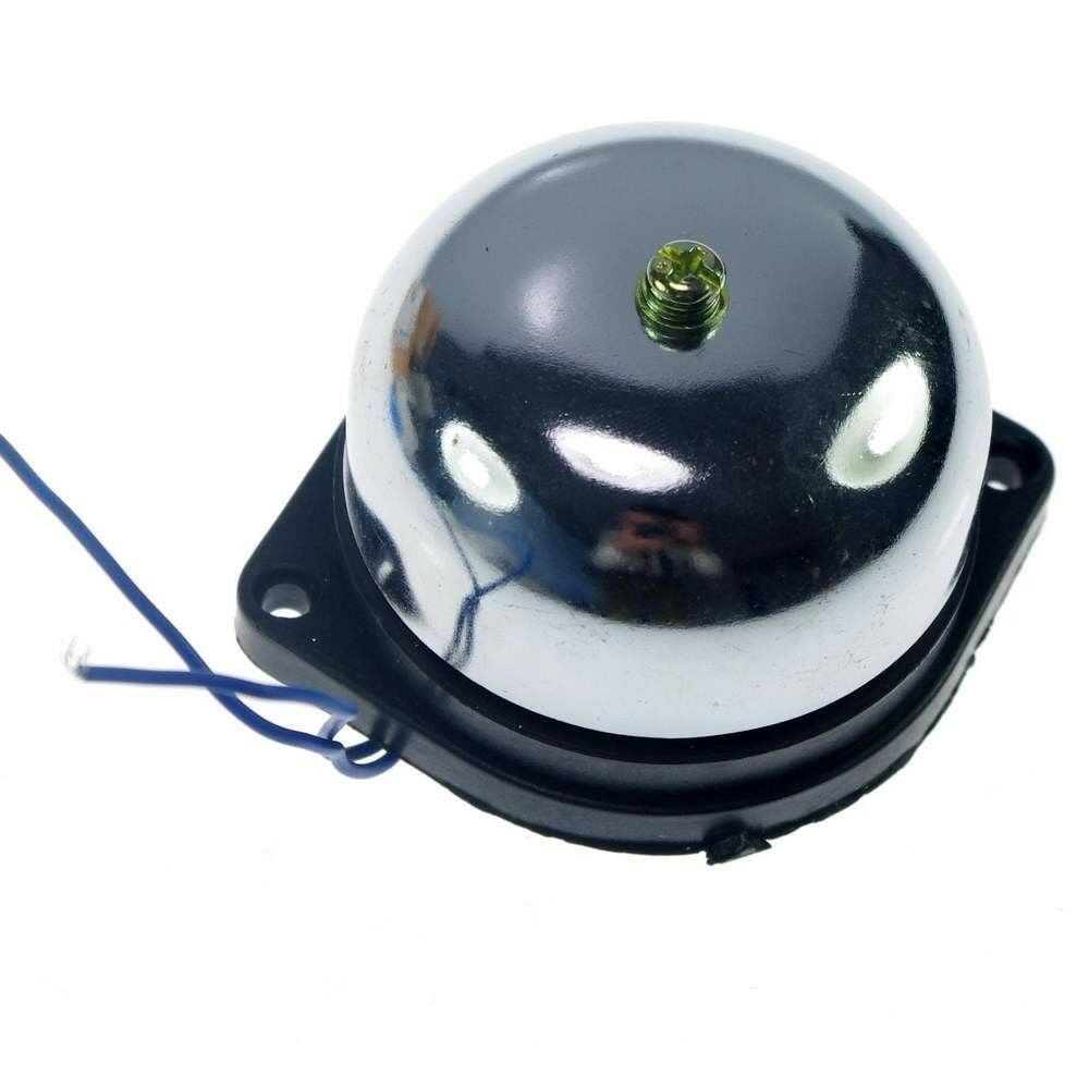 (1) 55mm (2”) Diameter Internal Strike Type Electric Bell AC 220V 50mA 50-60Hz