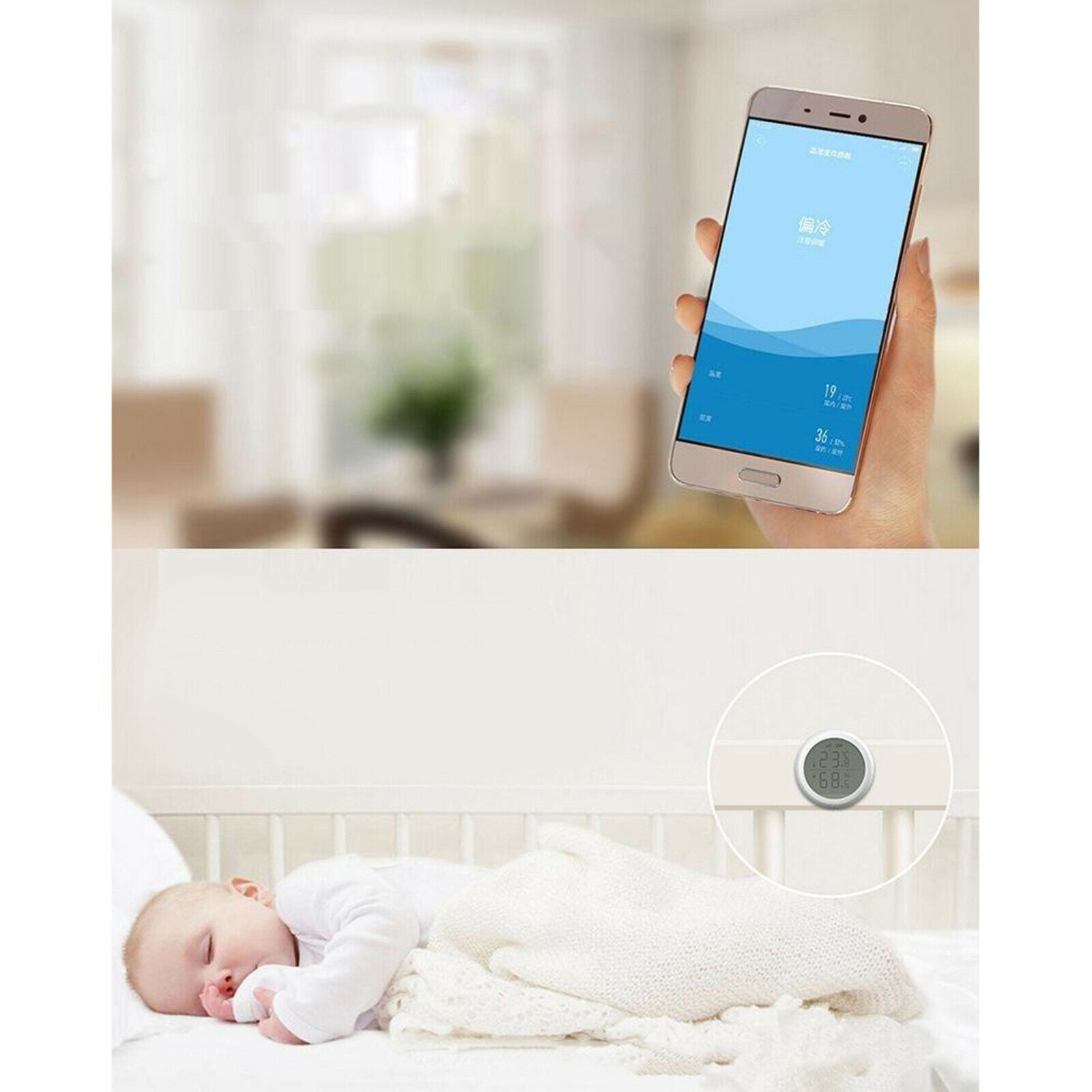 Mini Digital Indoor LCD Thermometer Hygrometer Gauge Temperature Humidity Meter