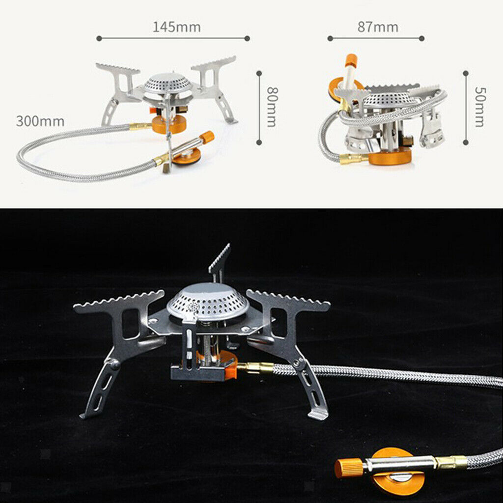 Mini Outdoor Gas Stove Ignition Camping Butane Gas Burner Collapsible Gear