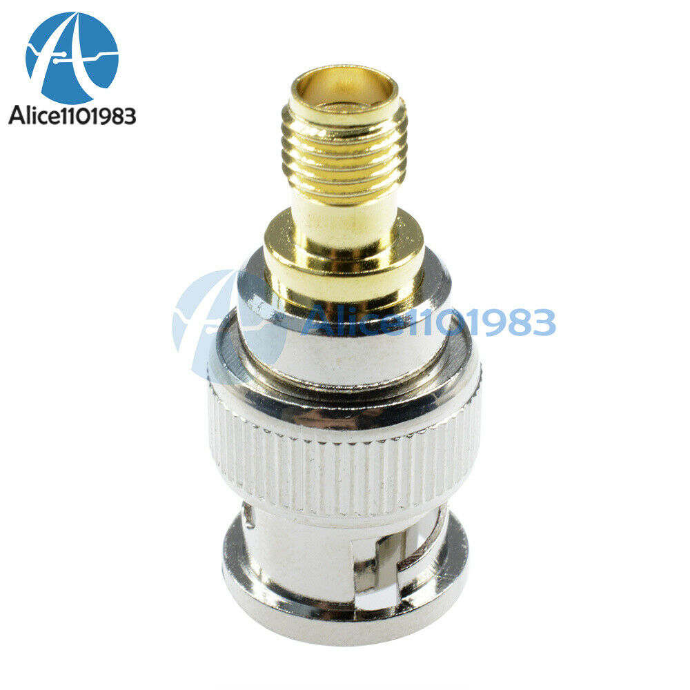 Adapter BNC Plug Male to SMA Female Jack RF Connector Straight