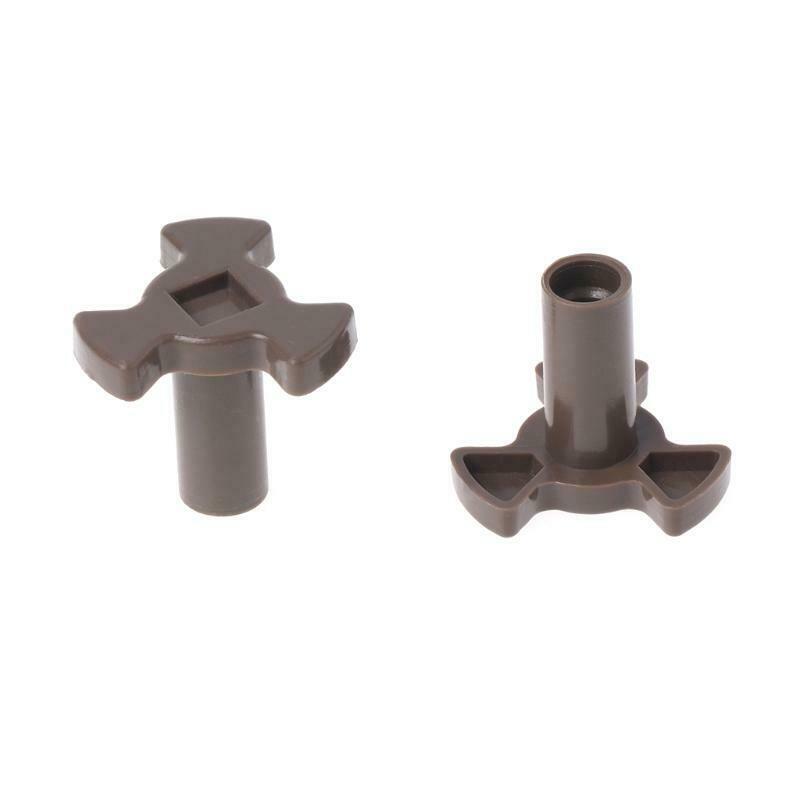 2Pcs Universal Microwave Turntable Coupler Plate Support Stand Drive Cog Tools