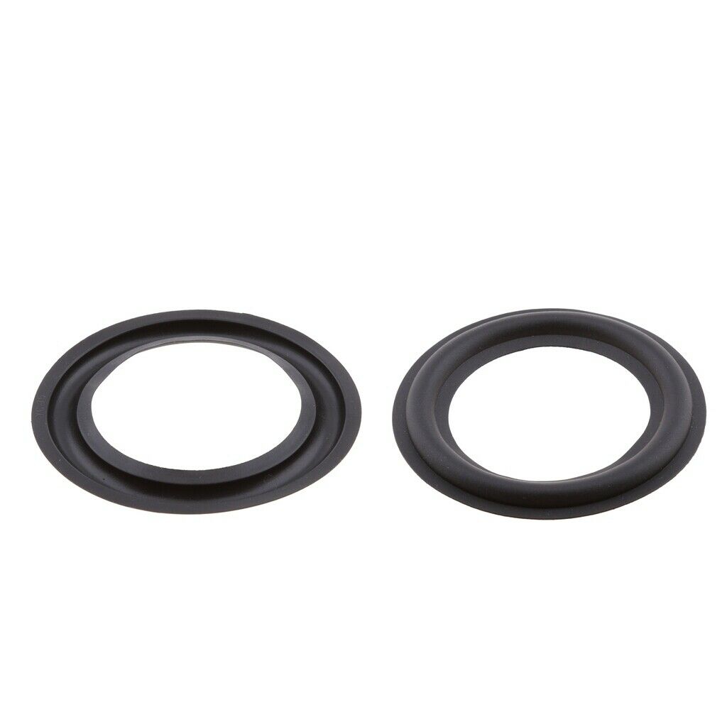 2x 3inch Woofer Audio Speaker Foam Edge Surrounds Repair Kit Spare Black