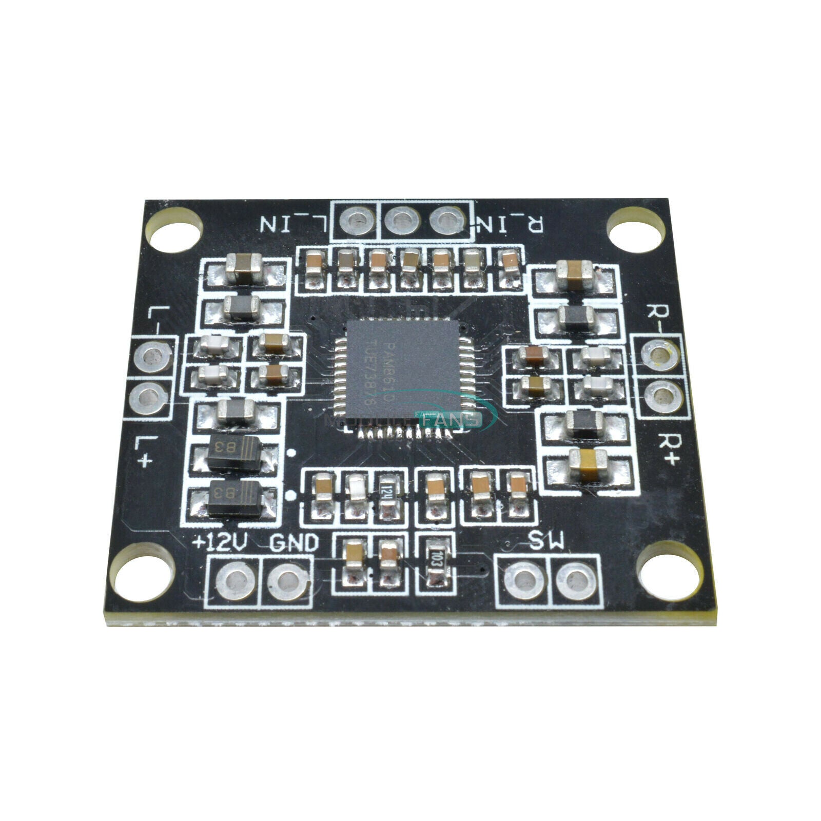 2PCS PAM8610 2*15W Dual channel Stereo Class Digital Amplifier Board 12V