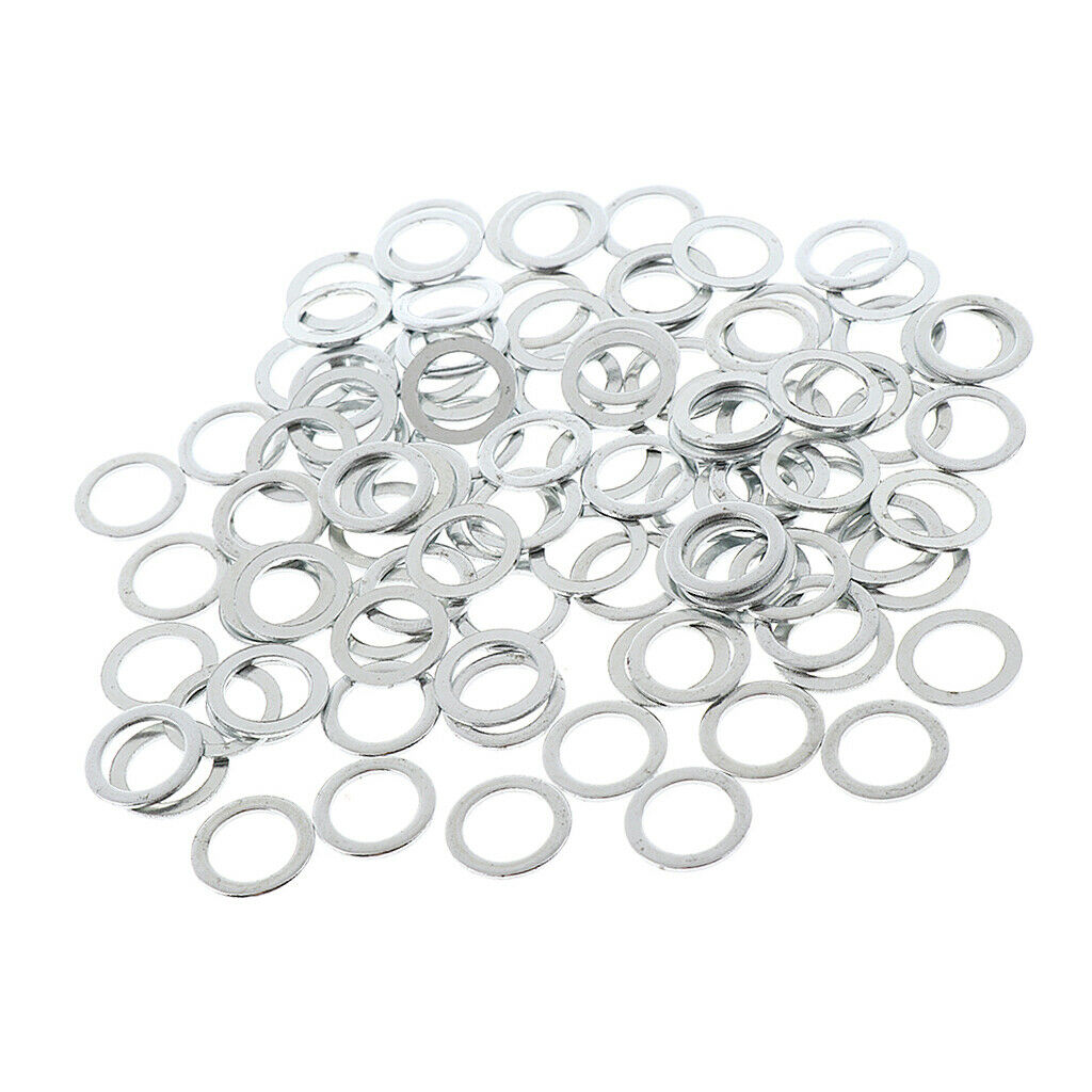 100 Pack Standard Truck Axle Speed Washers Rings Longboard Accessories Kit