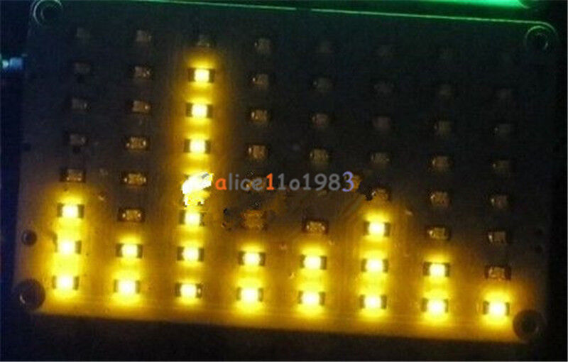 DIY Kit FFT 8x8 Audio Indicator Yellow FFT Voice Frequency Control LED Precise