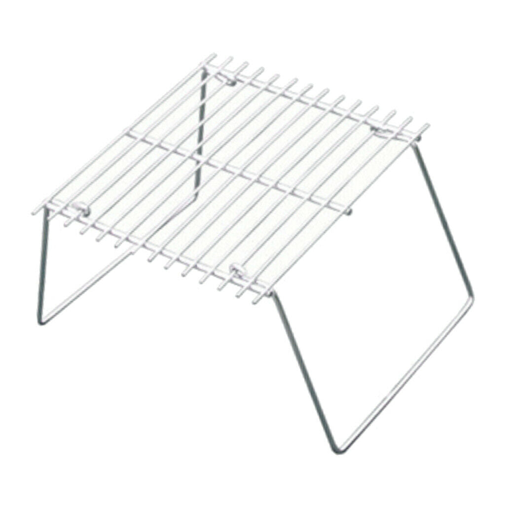 Portable Charcoal Barbeque Grill Stainless Steel for Outdoor Hiking BBQ