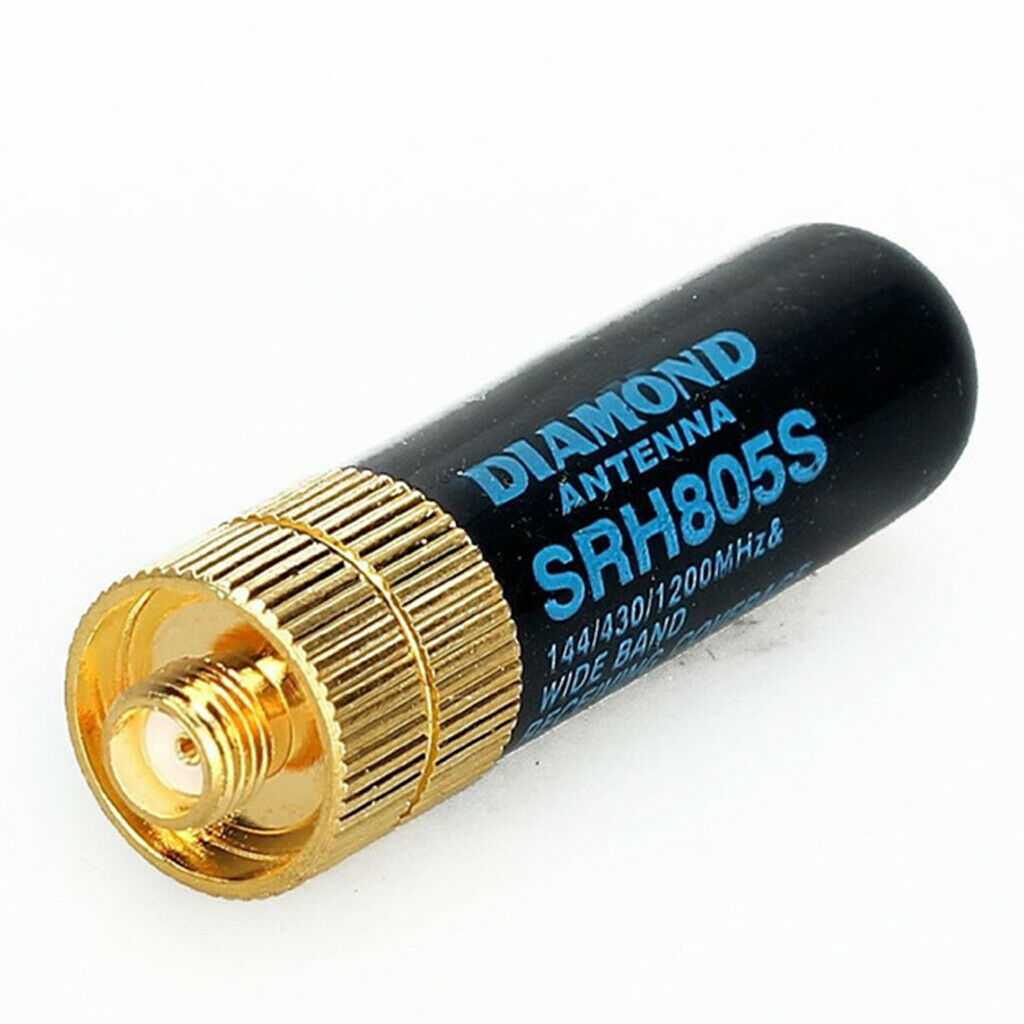 prettyia 10x SRH805S SMA Female Dual Band Antenna for Baofeng GT-3 UV-5R