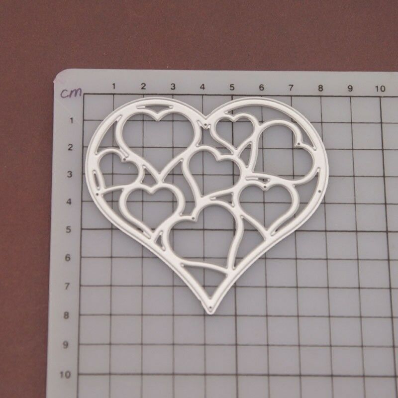 Love Heart Cutting Dies Stencil For DIY Scrapbooking Album Paper Embossing Craft
