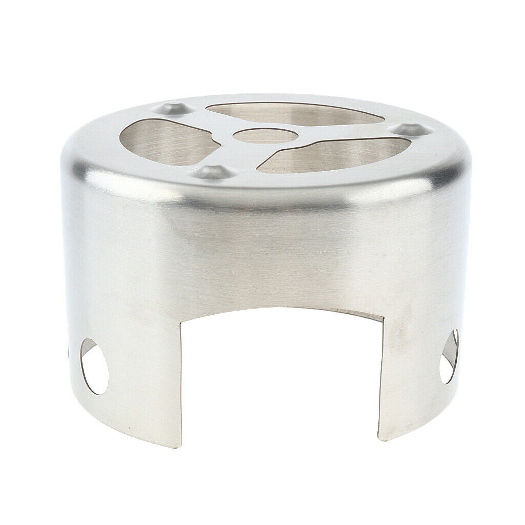 Camping Backpacking Stove, Portable Stainless Steel Alcohol Burning Stove for