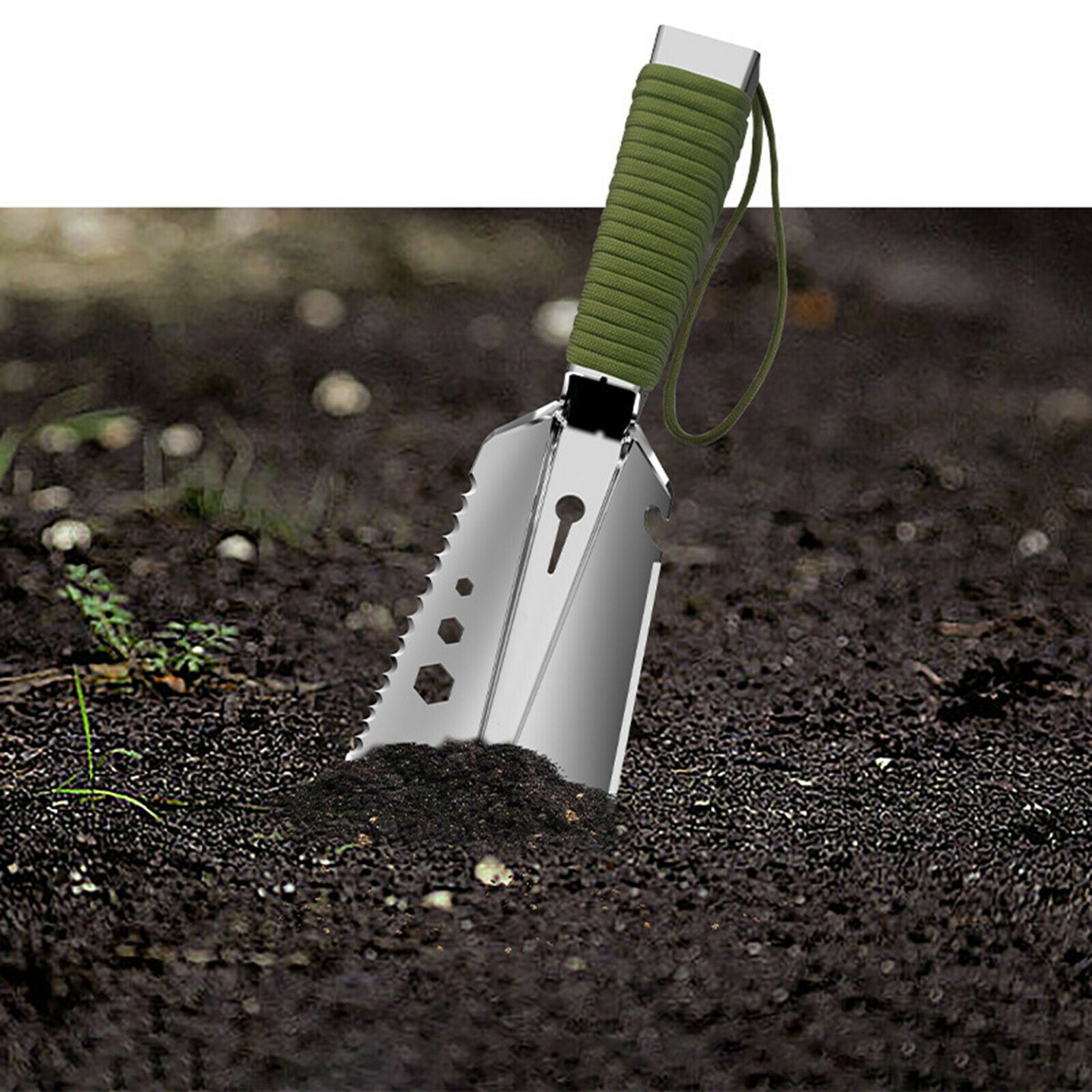 Camping Shovel Garden Trowel Gardening Planting Metal Detector Digging Tool