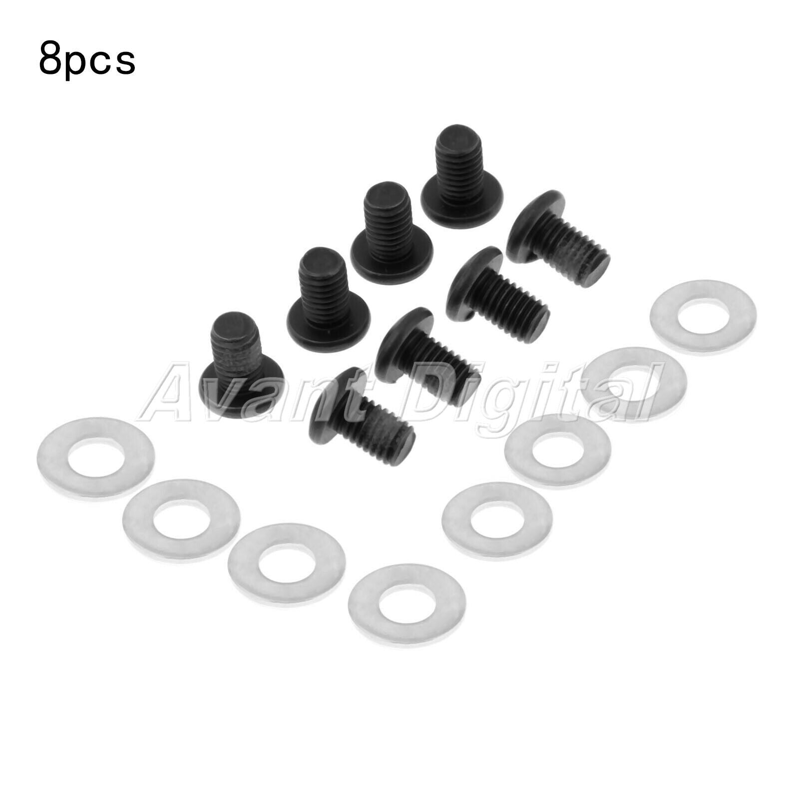 8Pcs/Pack 8mm Hexagon Socket Cap Skating Screws Nail with Gasket For 4mm Wrench