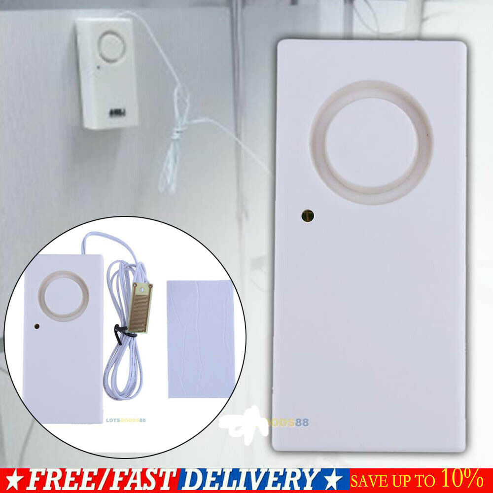 120db Water Leak Alarm Flood Level Overflow Detector Sensor Home Security System