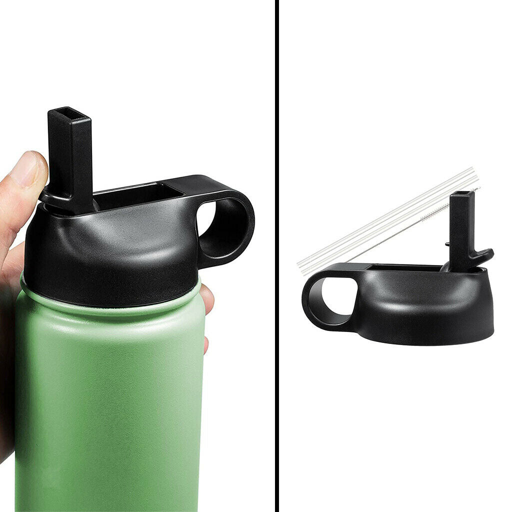 Straw Lid for Wide Mouth 12-64oz Sports Water Bottle Drinkware Accessories