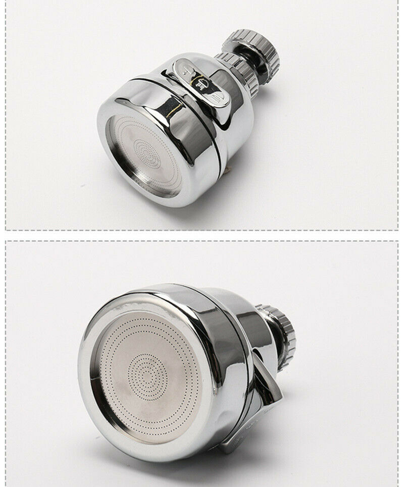 Rotatable Faucet Sprayer Head Anti Splash Tap Booster Shower Water Saving
