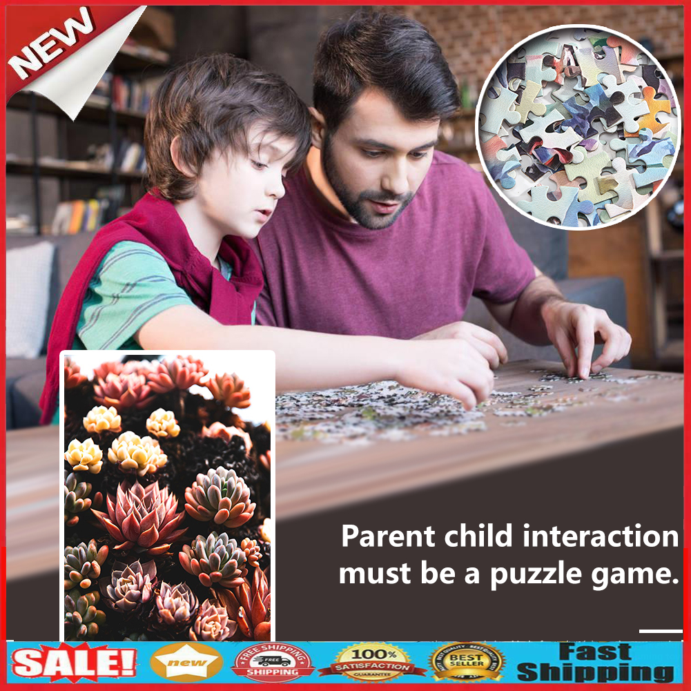 1000 Pieces Adults Kids Paper Jigsaw Puzzles Fleshiness Assembling Picture  @