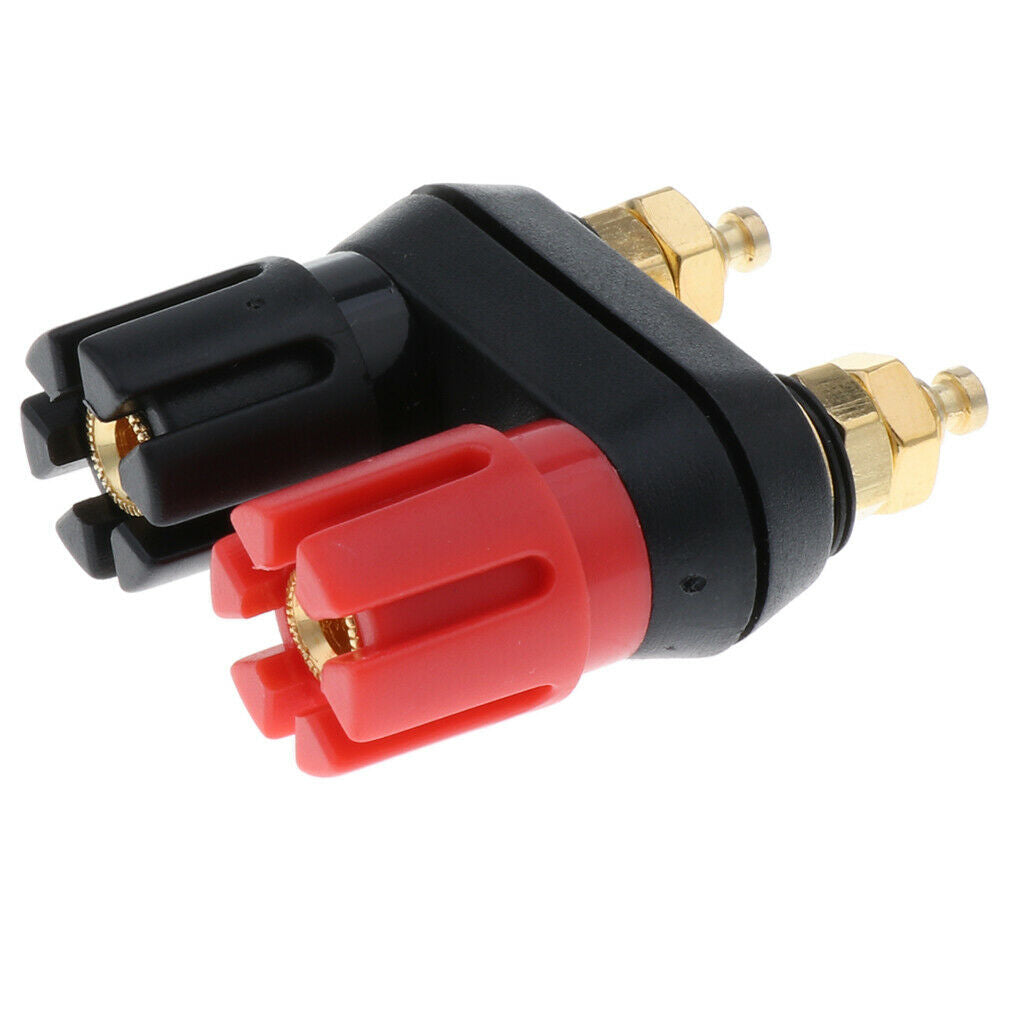 Terminal Binding Post Power Amplifier Dual 2-way Banana Plug Jack