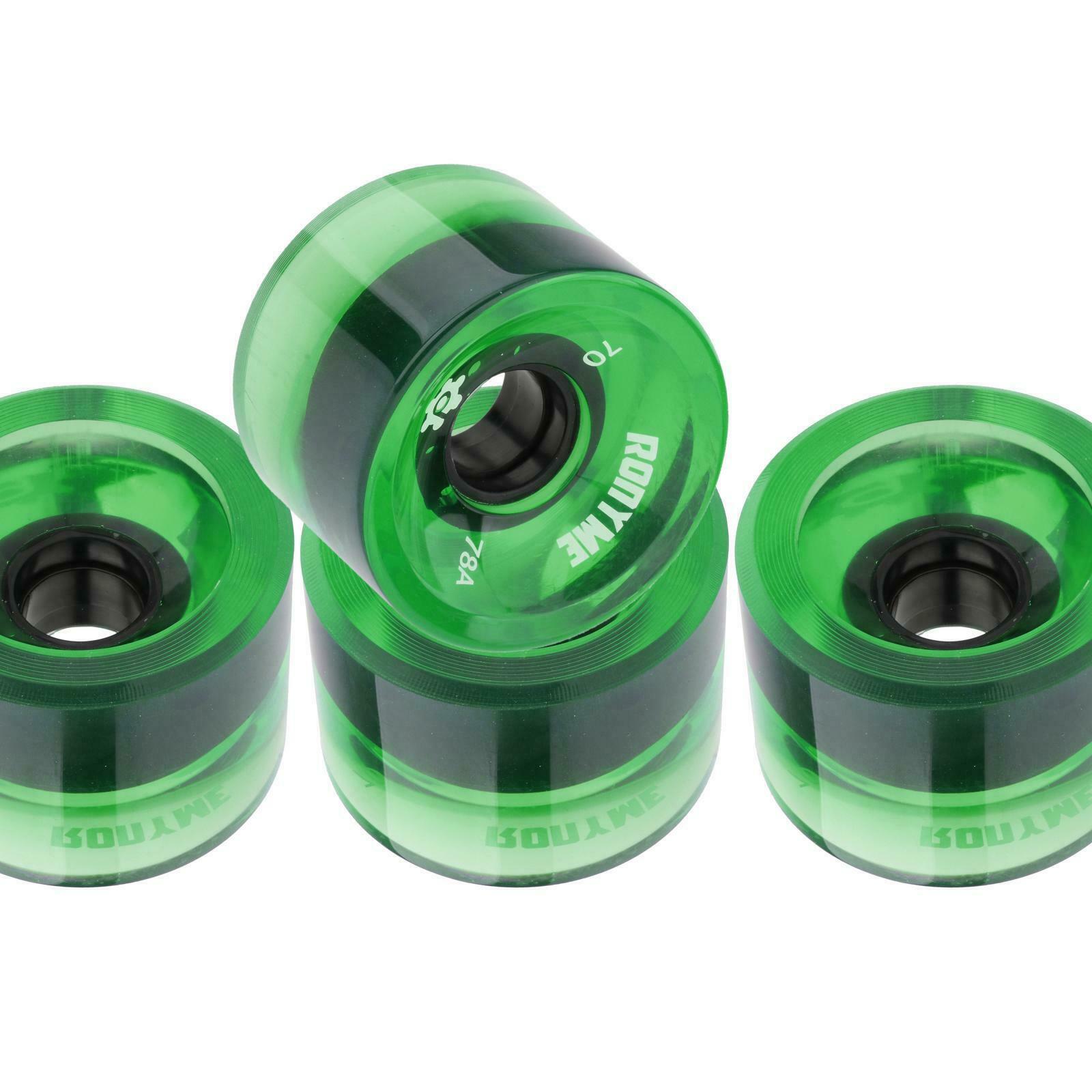 8x Skateboard Wheels 70x51mm Roller 78A Hardness Cruiser Wheel Accessories