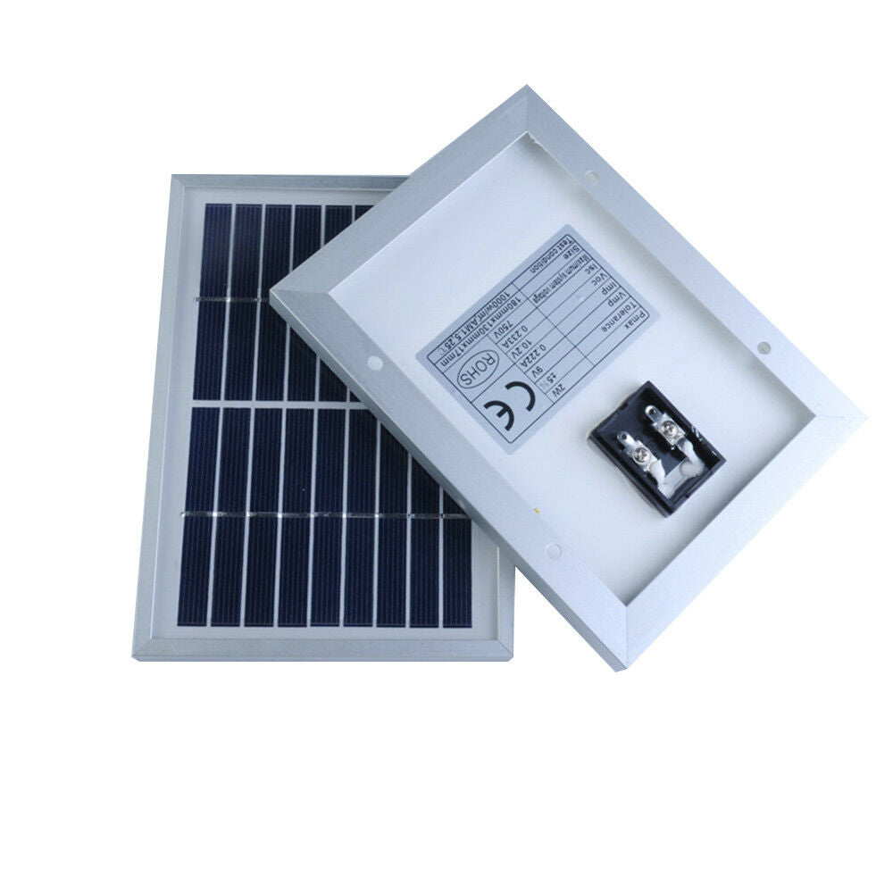 uxcell 180mmx130mmx17mm 2 Watts 9 Volts Polycrystalline Solar Panel Module