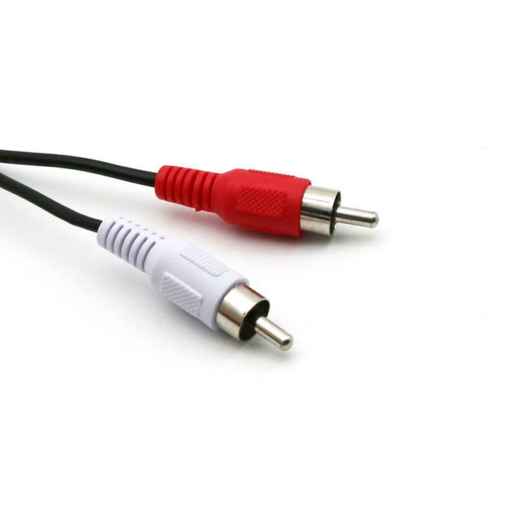 USB A Male Plug To 2 RCA Female Cable Adapter TV Television Connector Cable
