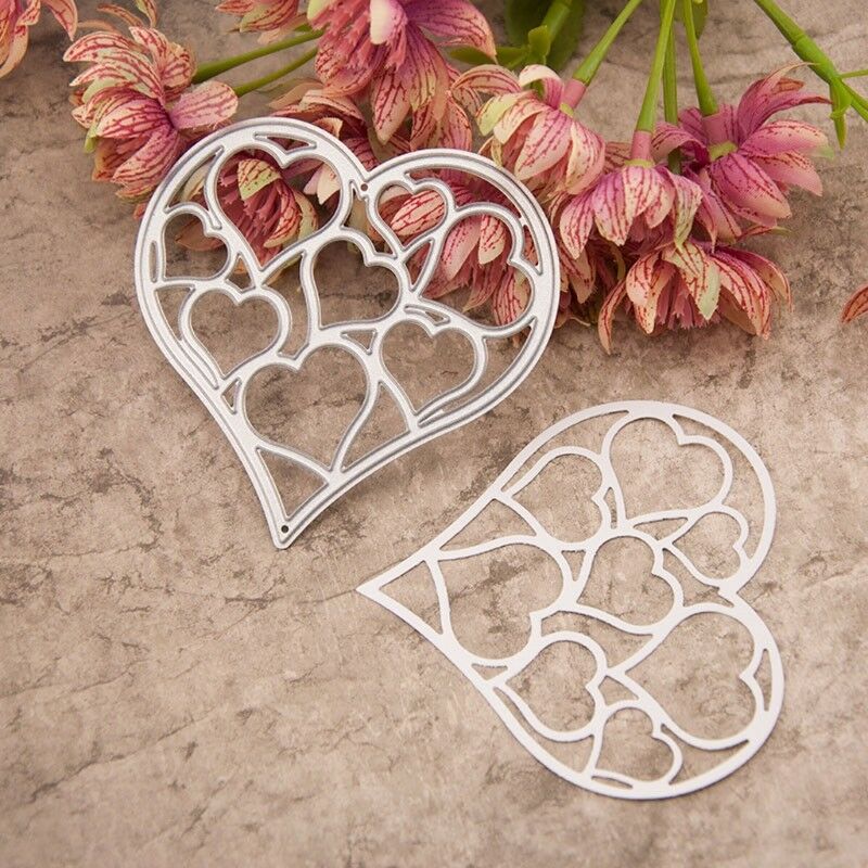 Love Heart Cutting Dies Stencil For DIY Scrapbooking Album Paper Embossing Craft