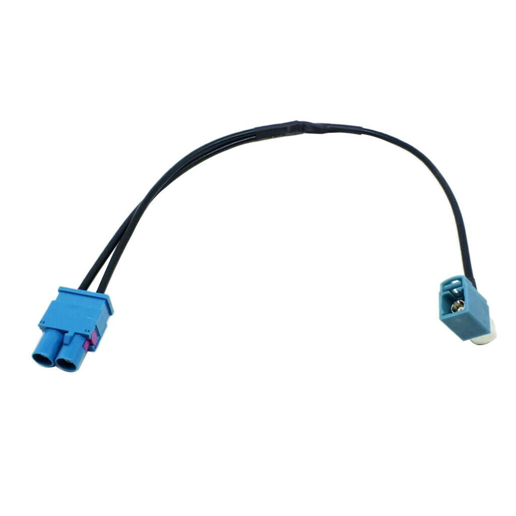 Car Radio Fakra Two Male to Female Aerial Antenna Adaptor for select VW AUDI