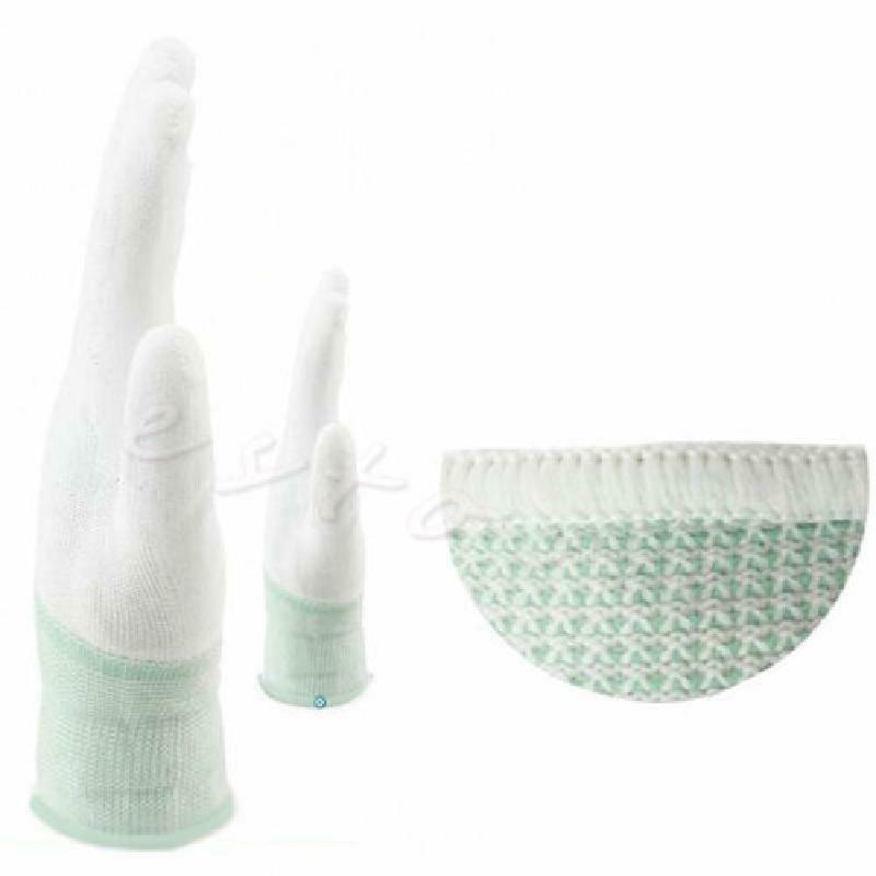 Nylon Quilters Free Motion Machine Quilting Sewing Grip Gloves Fingertip Grip