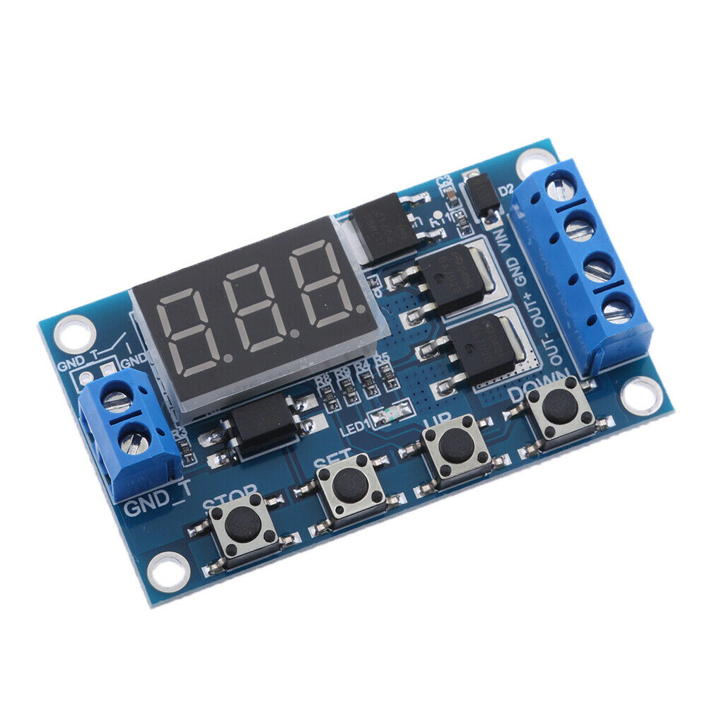 Adjustable DC 5V~36V Digital Display Delay Timer Control Switch Relay Module