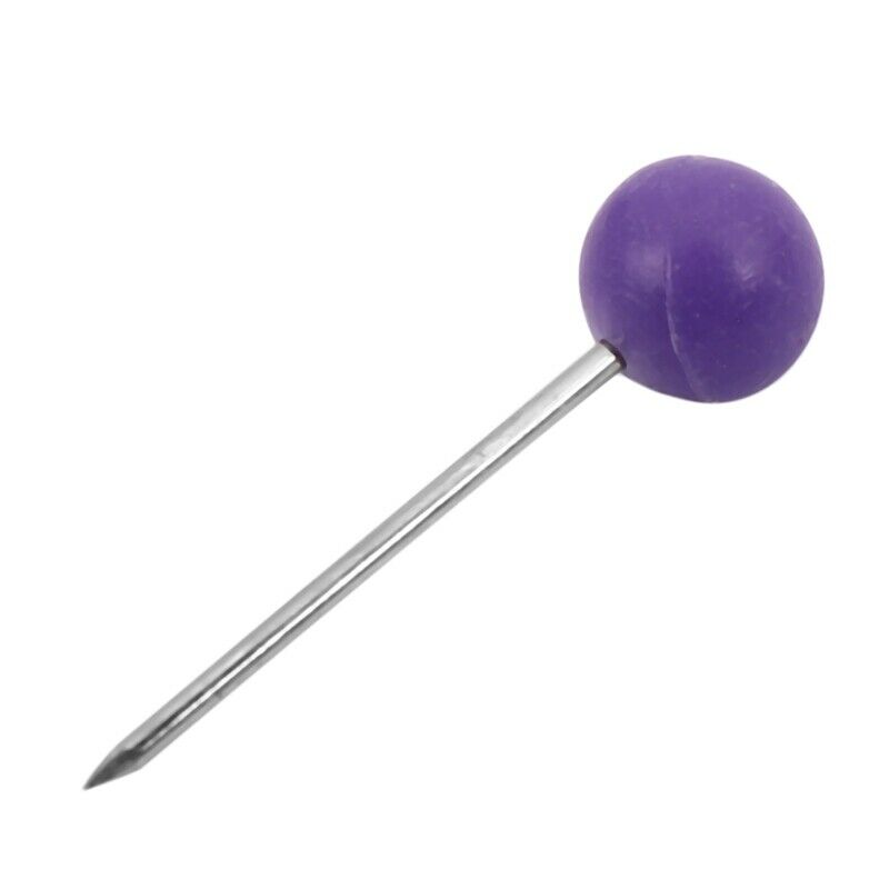 1000 Pieces 1/8 inch Map Push Pins Map Tacks with Plastic Round Heads and SteeN5