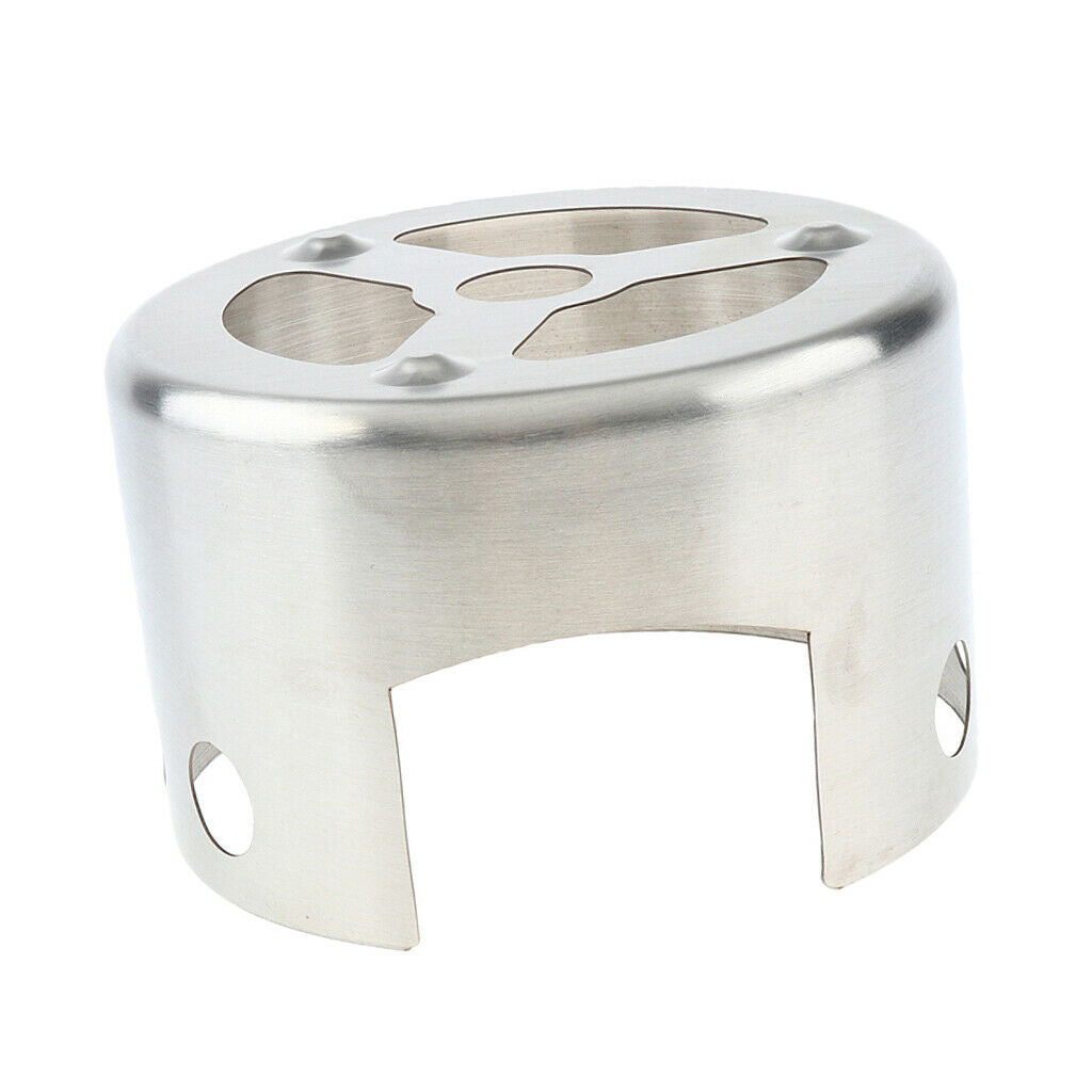 Camping Backpacking Stove, Portable Stainless Steel Alcohol Burning Stove for