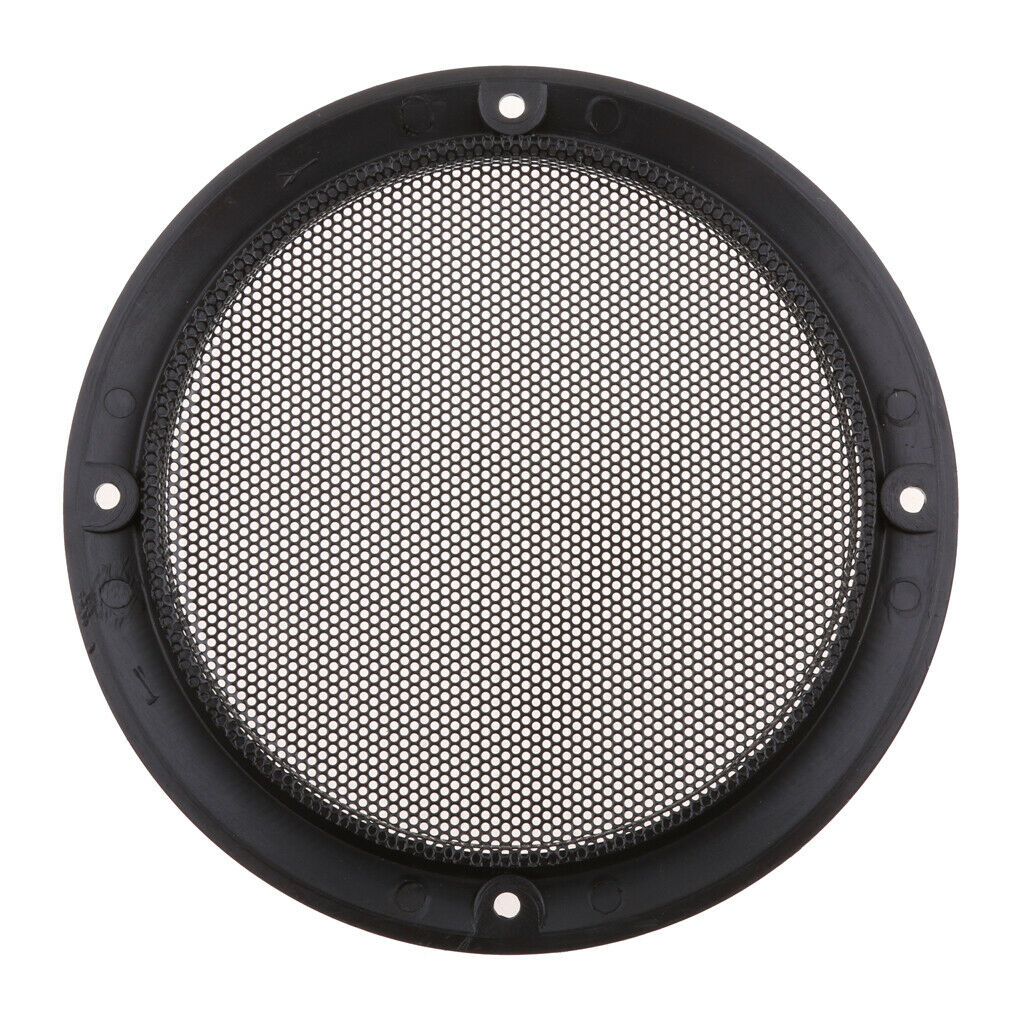 Universal Audio Speaker Grill Cover Decorative Circle With Mounting Screws