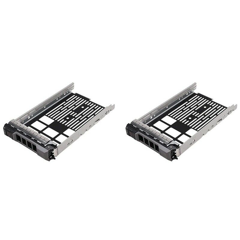 (2Pcs) 3.5Inch Hard Drive Caddy Tray for DELL PowerEdge R310 R320 R410 R415 R5T6