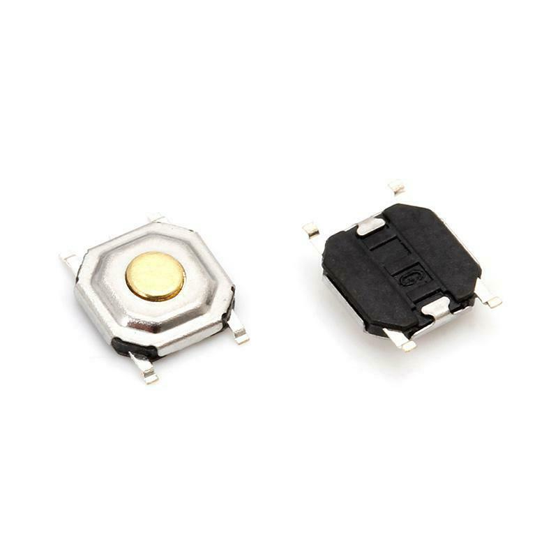 100 x Waterproof Microswitch Tactile Tact Push Button Switch Momentary SMD 4 Pin