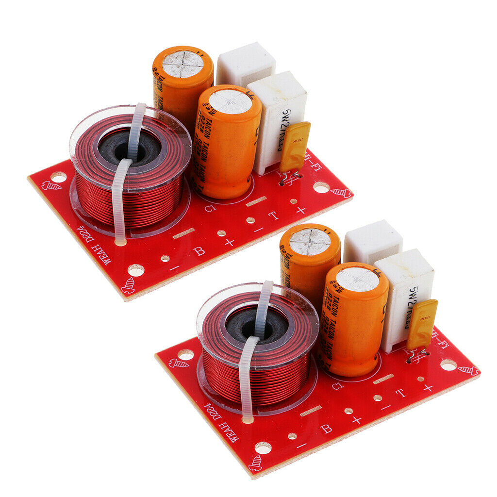 2Pack D224 80W Frequency Distributor for Home Speakers and Car Speakers DIY