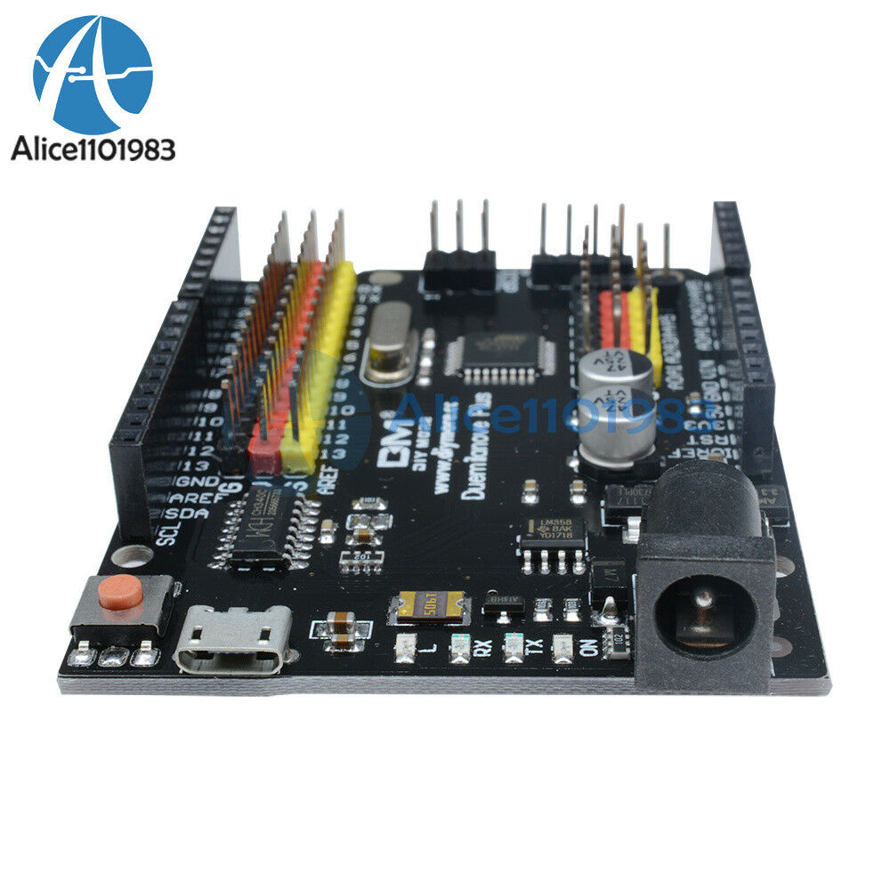 Duemilanove Plus Board ATmega328P CH340 5V 16Mhz USB Cable Replace FT232 Arduino