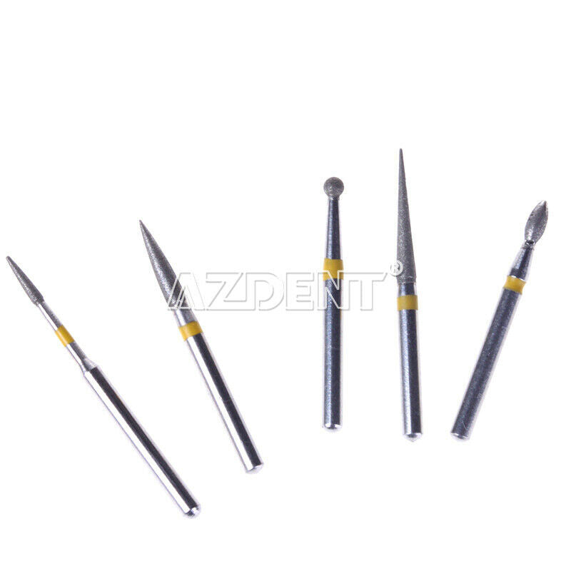 100 X Dental Diamond Burs Set FG-105 Ceramics Composite Polishing FG Burs AZDENT