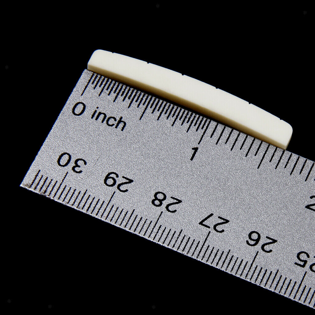 10Pcs Bone Nut Pour St Guitars Pre-cut \u0026 Slotted Nut Parts 43mm