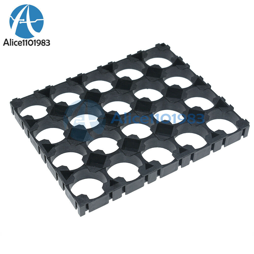 5PCS 4x5 Cell 18650 Batteries Spacer Radiating Shell Plastic Heat Holder Bracket