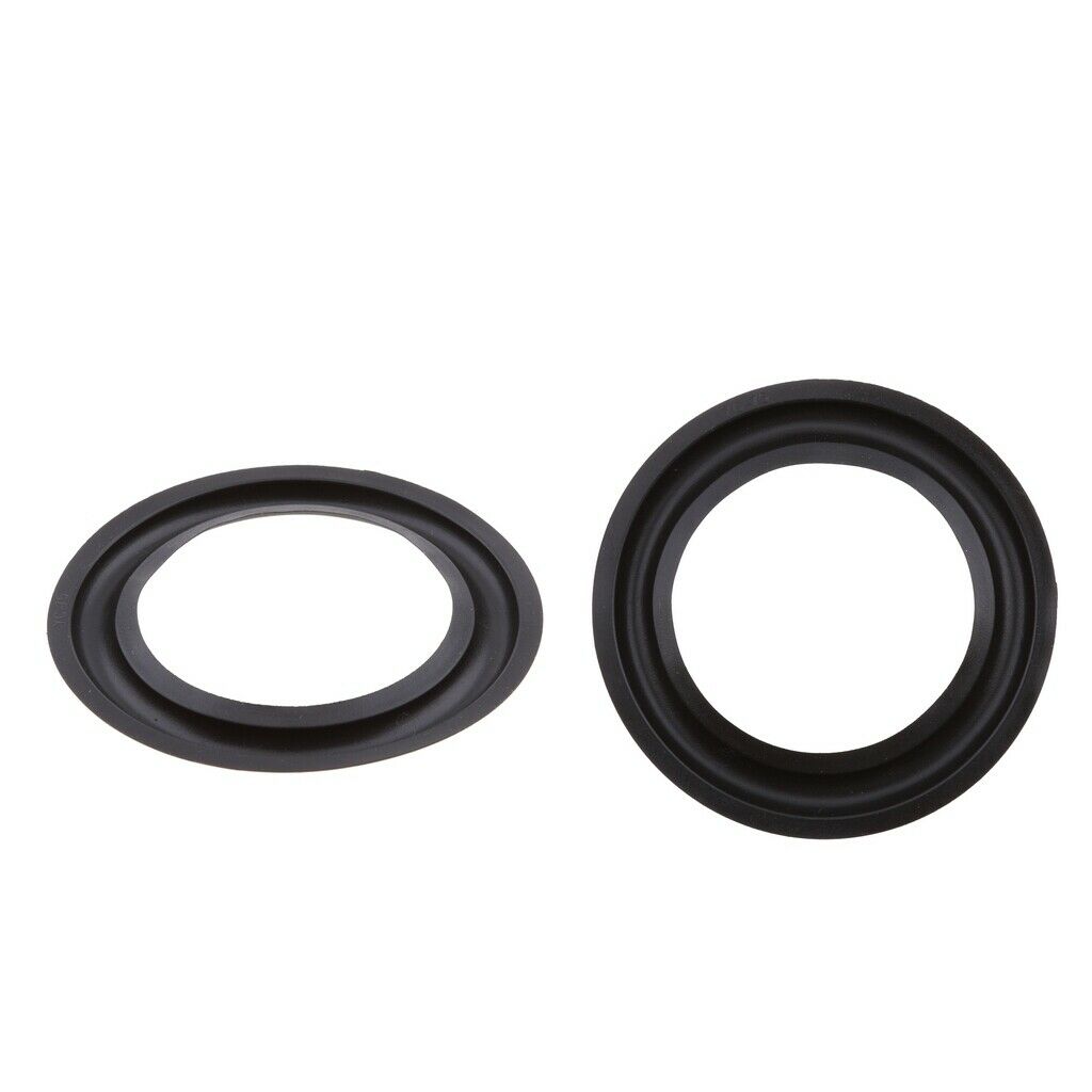 2x 3inch Woofer Audio Speaker Foam Edge Surrounds Repair Kit Spare Black